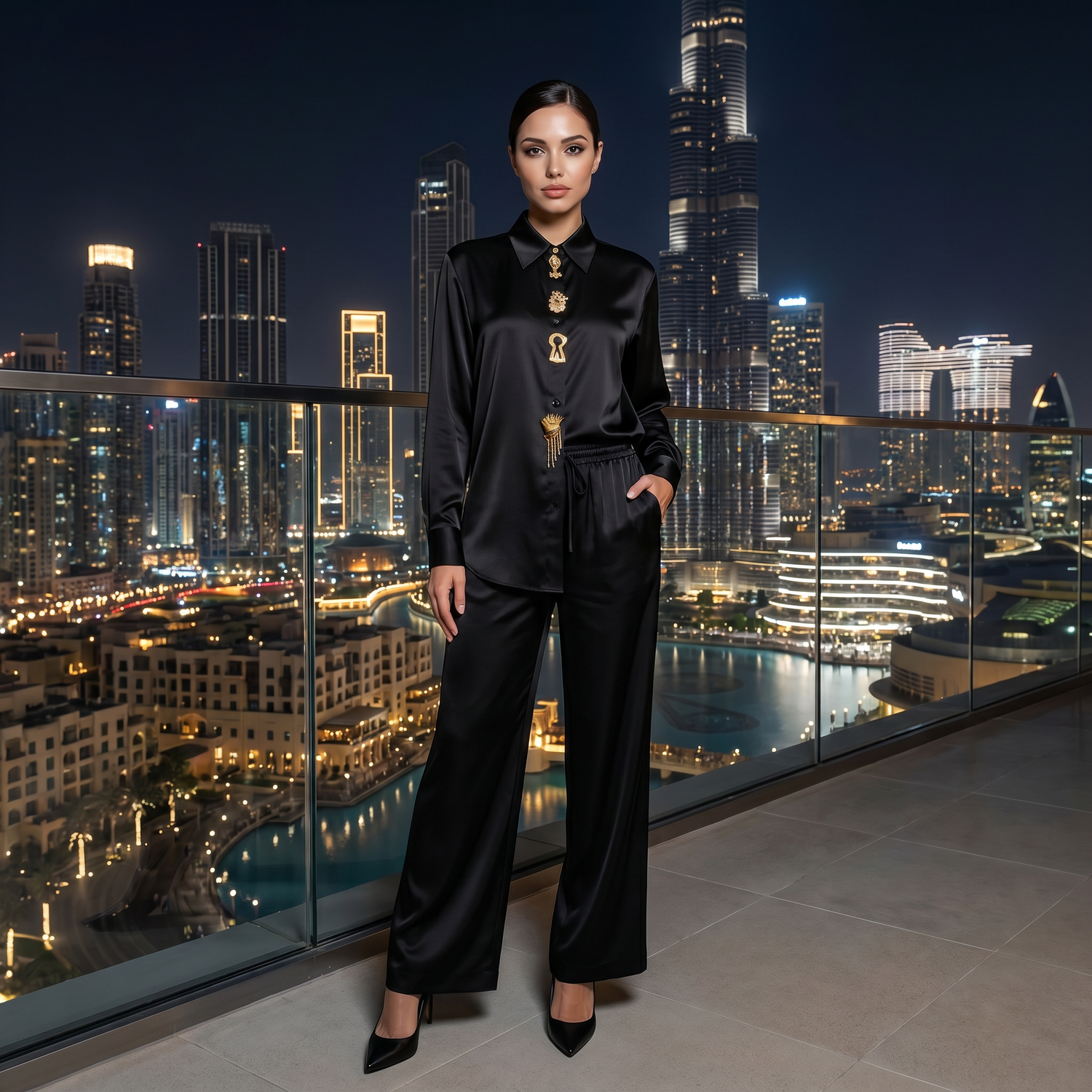 MONARA Chic Pants Set