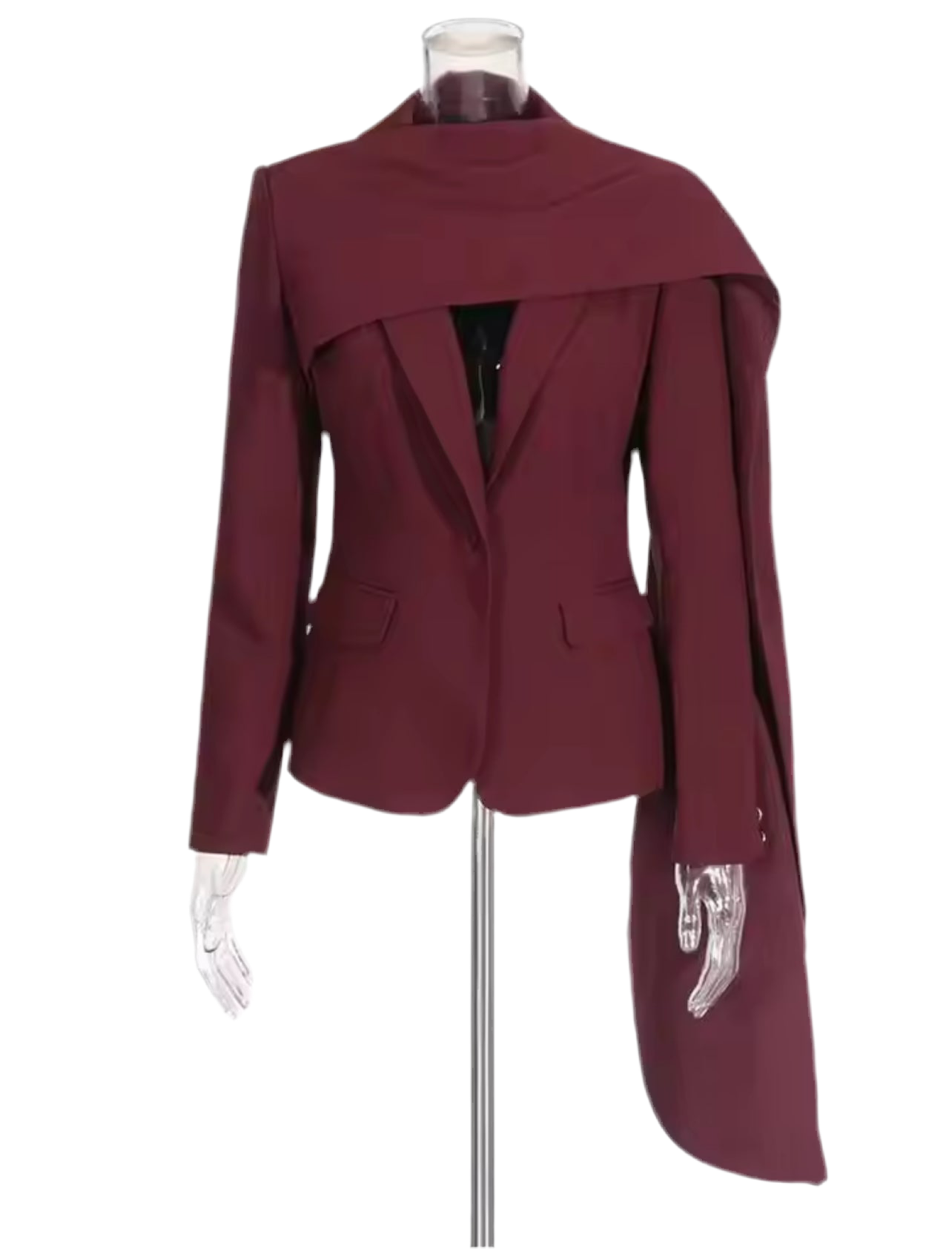 The Verona -a Long Sleeve Deep Blue Blazer