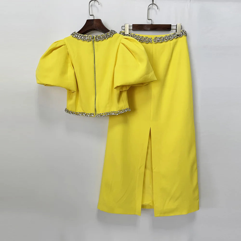 SOLÉRIA Diamond Skirt Set