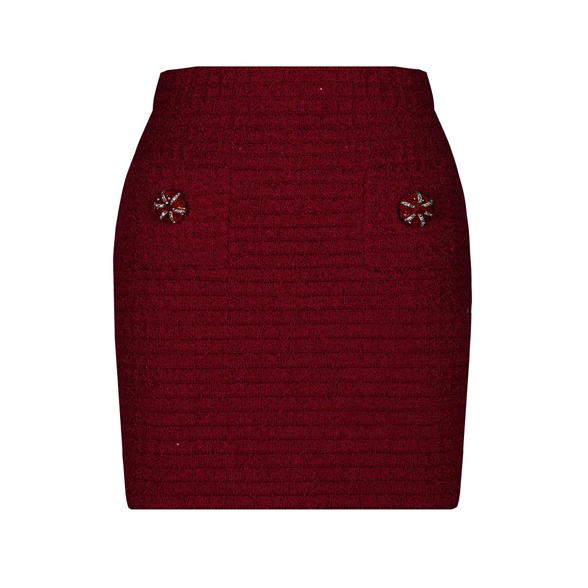 Nomivelle   Knitted Button Cardigan & Short Skirt Set