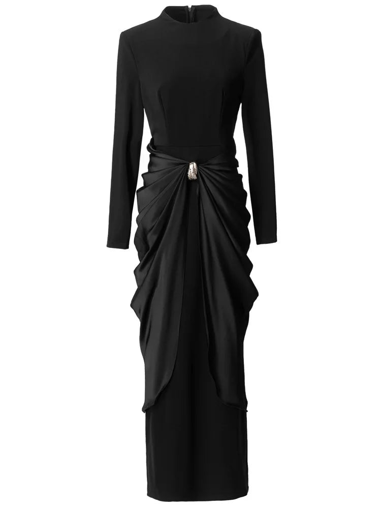 Lunessa Pleated Midi Dress