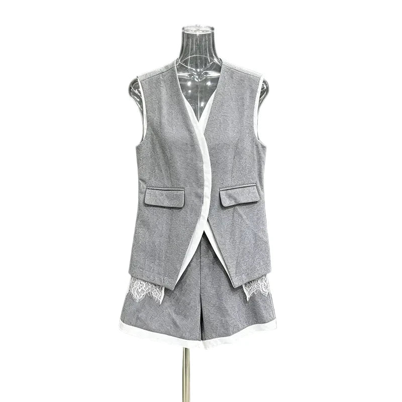GREYSONA Shorts Suit Set