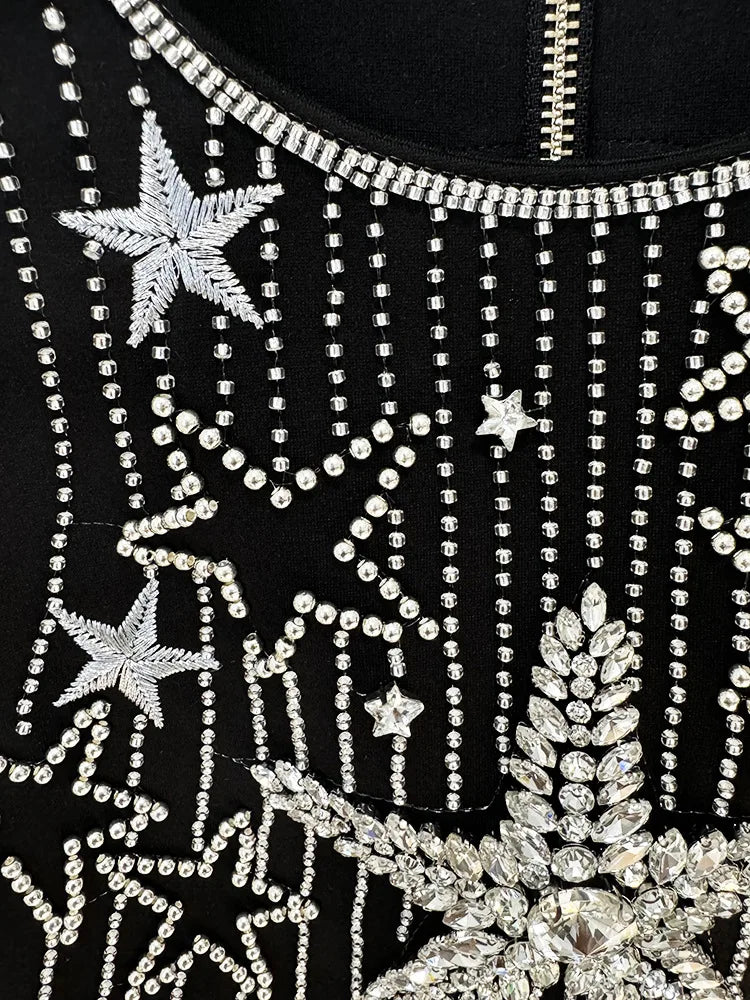 Étoile Beaded Tank Mini Dress
