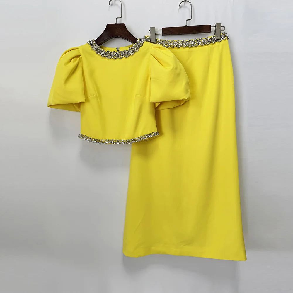 SOLÉRIA Diamond Skirt Set