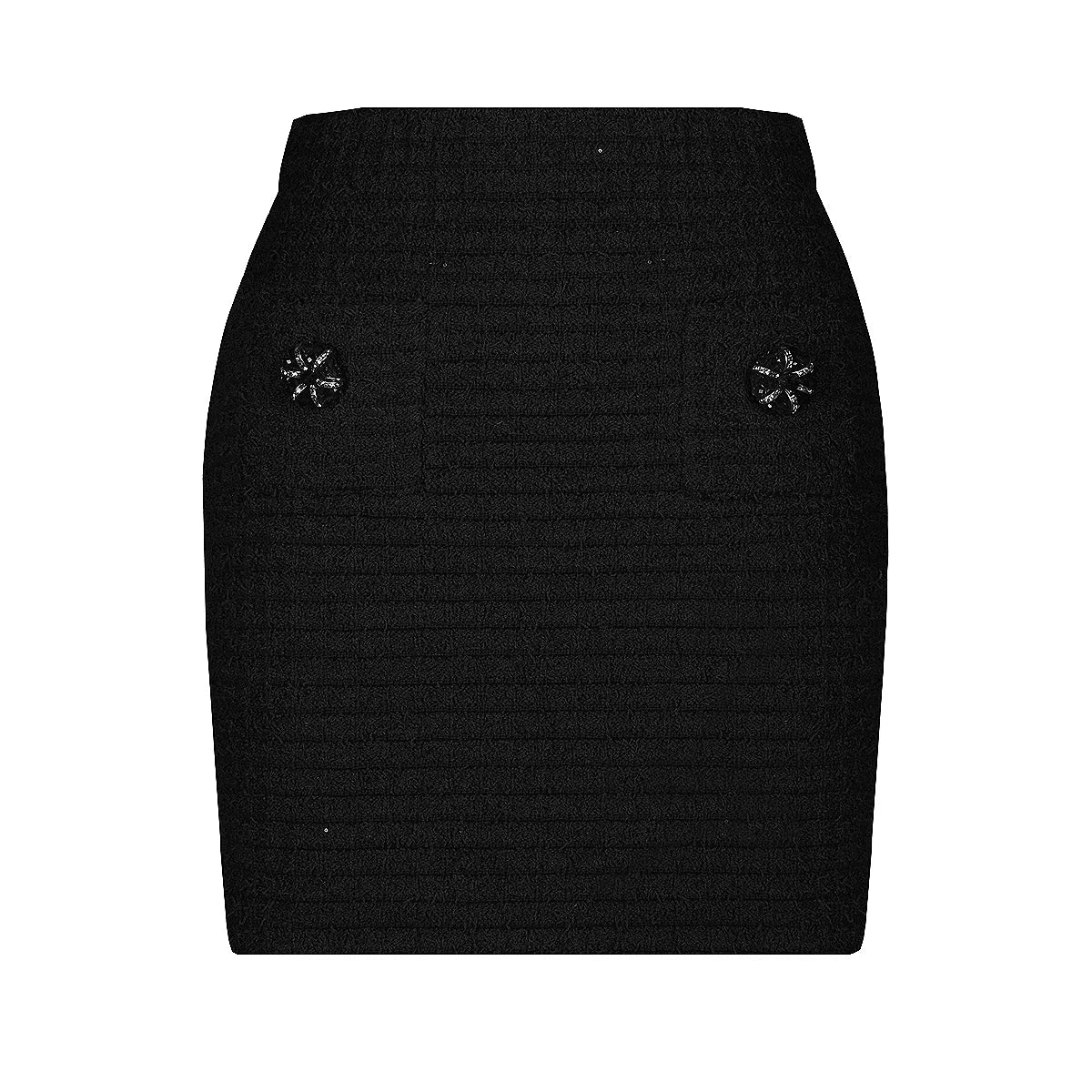 Nomivelle   Knitted Button Cardigan & Short Skirt Set