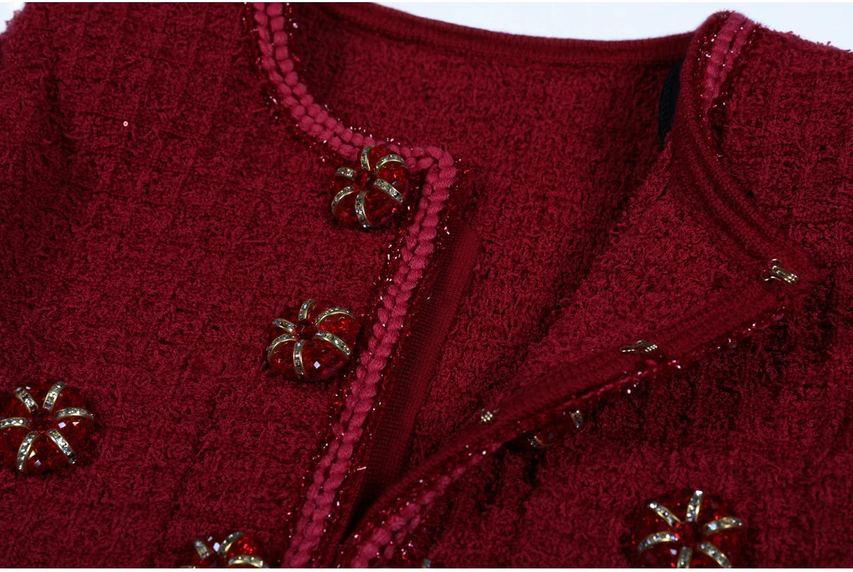 Novaré   High-Street Knit Button Ankle Dress