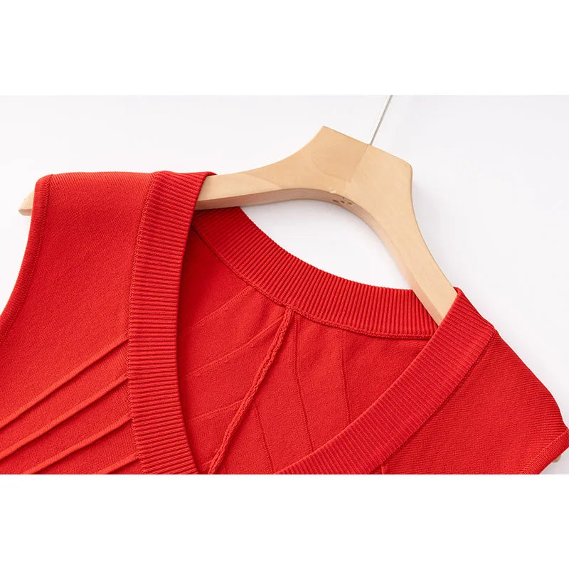 ALVÉRA Knitted Mini Dress