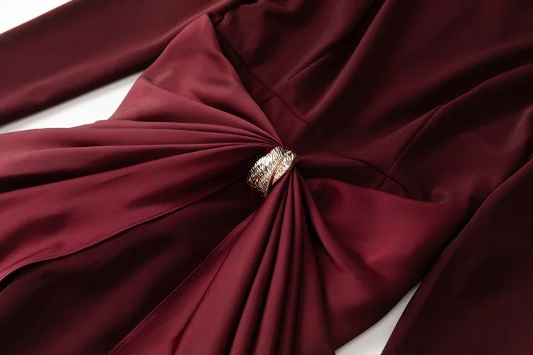 Lunessa Pleated Midi Dress