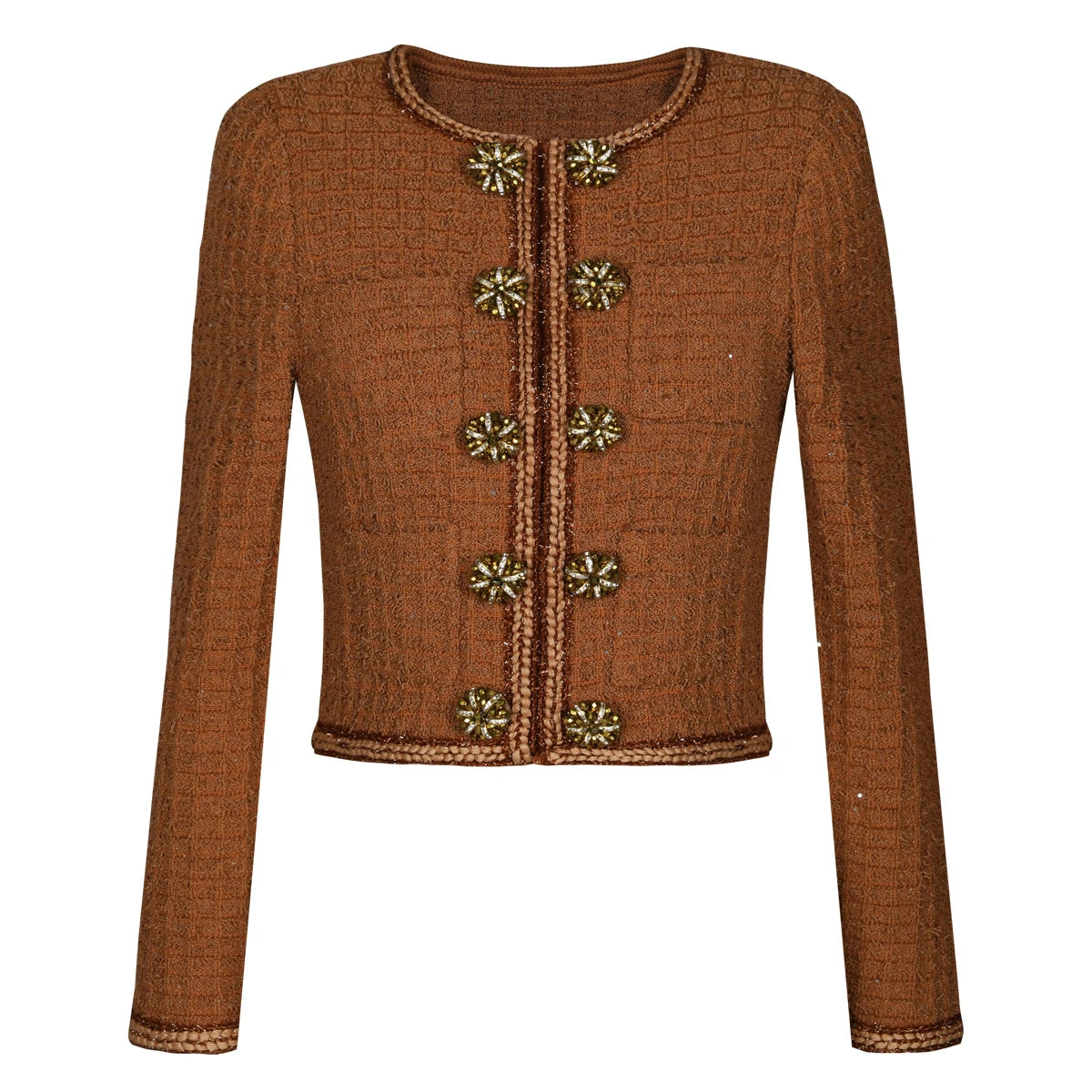 Nomivelle   Knitted Button Cardigan & Short Skirt Set