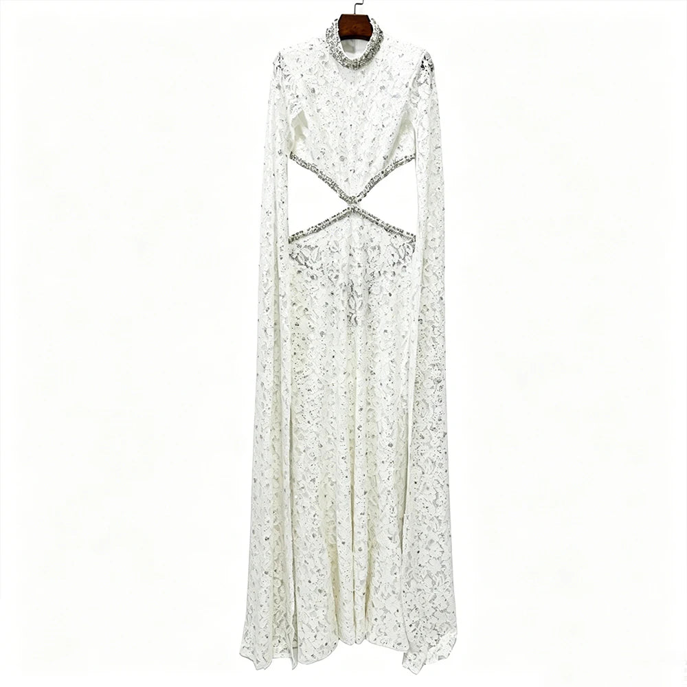 LUCÉLIA Lace Maxi Dress