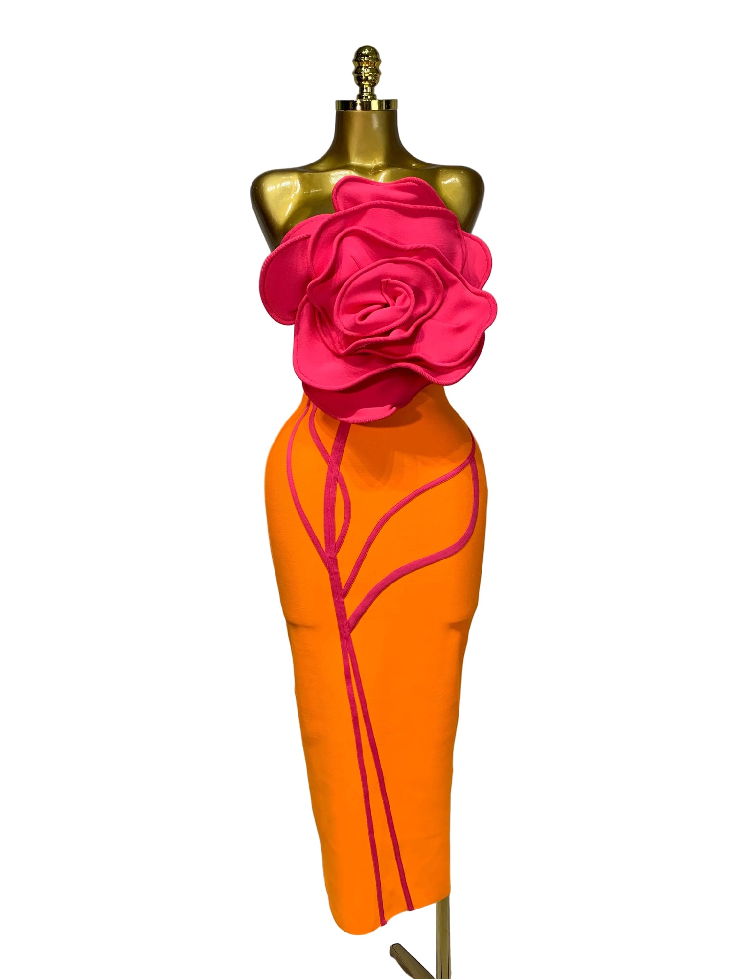 FLORISSA Floral Bandage Dress