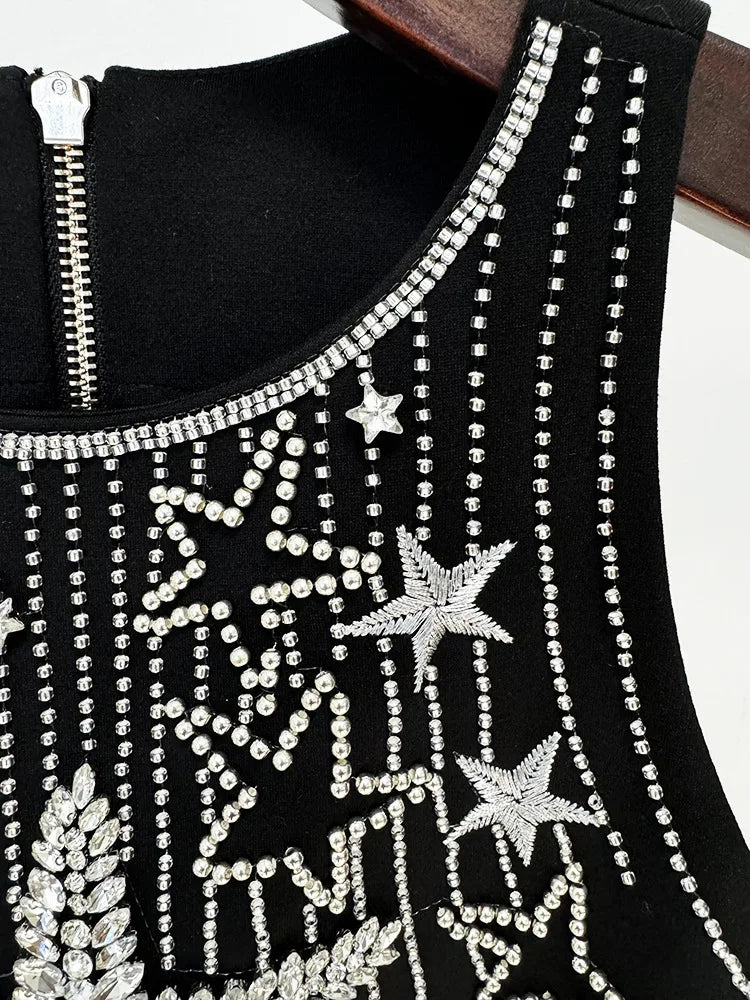 Étoile Beaded Tank Mini Dress