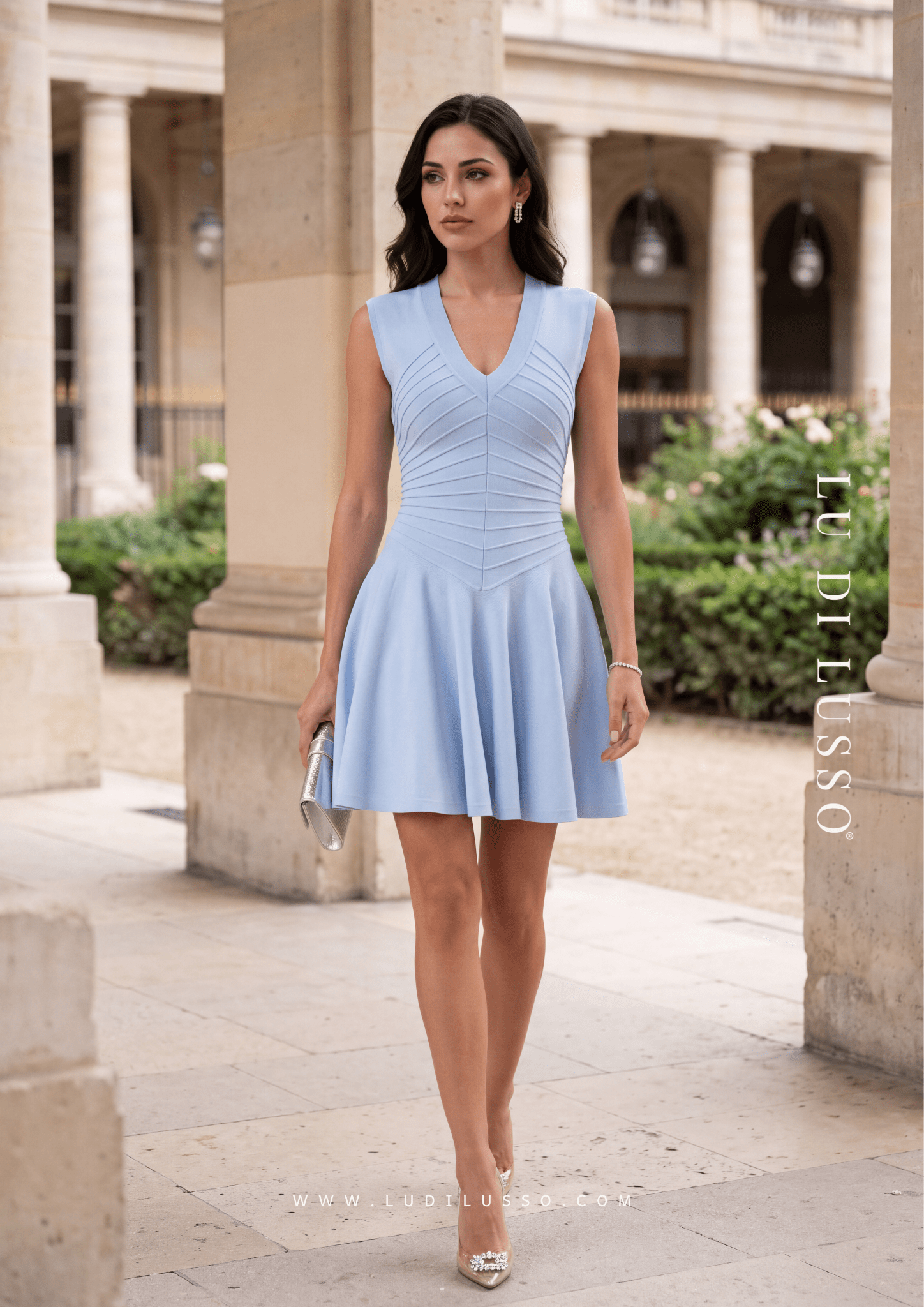 ALVÉRA Knitted Mini Dress - Lu Di Lusso
