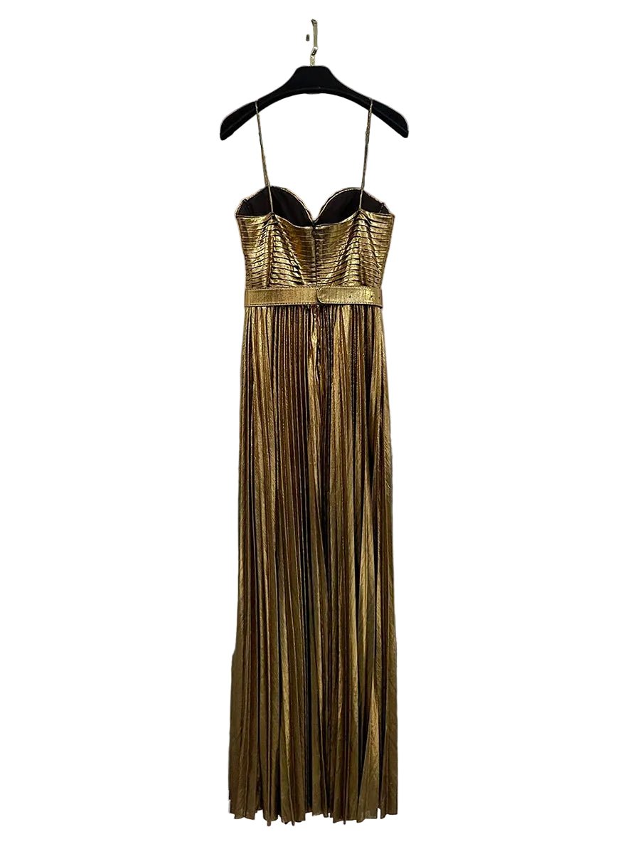 AURESSA Gold Vacation Dress - Lu Di Lusso