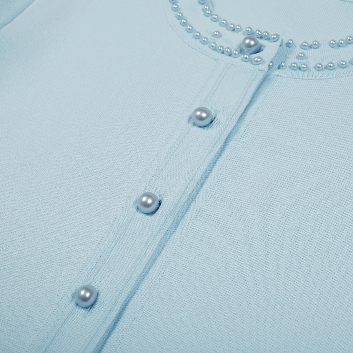 Avenoré Women’s Pearl Knitted Cardigan & Slim Dress Set - Lu Di Lusso