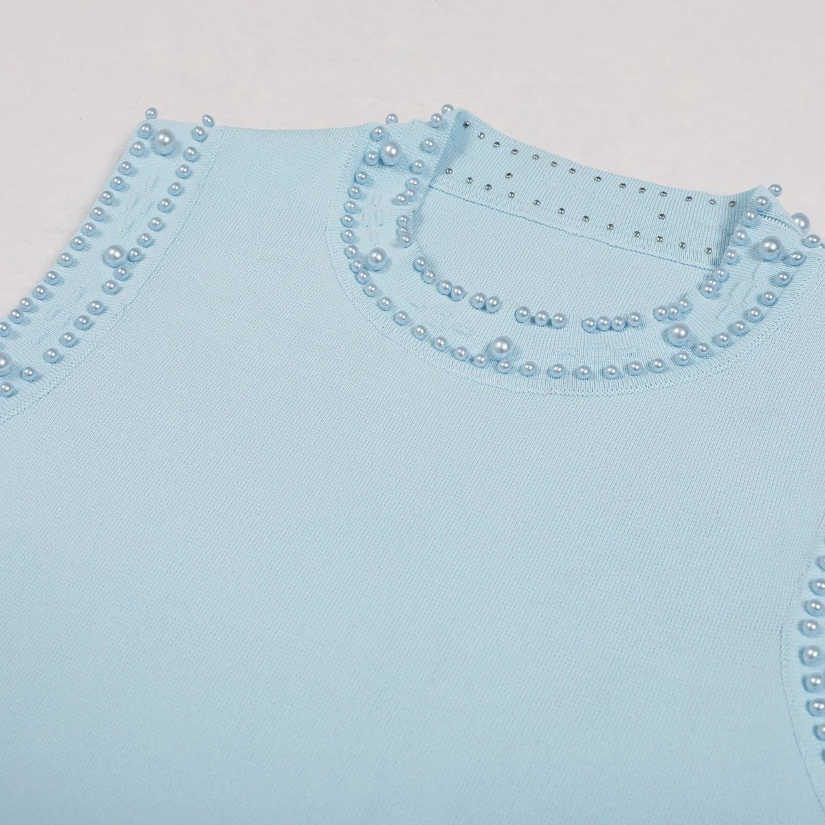 Avenoré Women’s Pearl Knitted Cardigan & Slim Dress Set - Lu Di Lusso