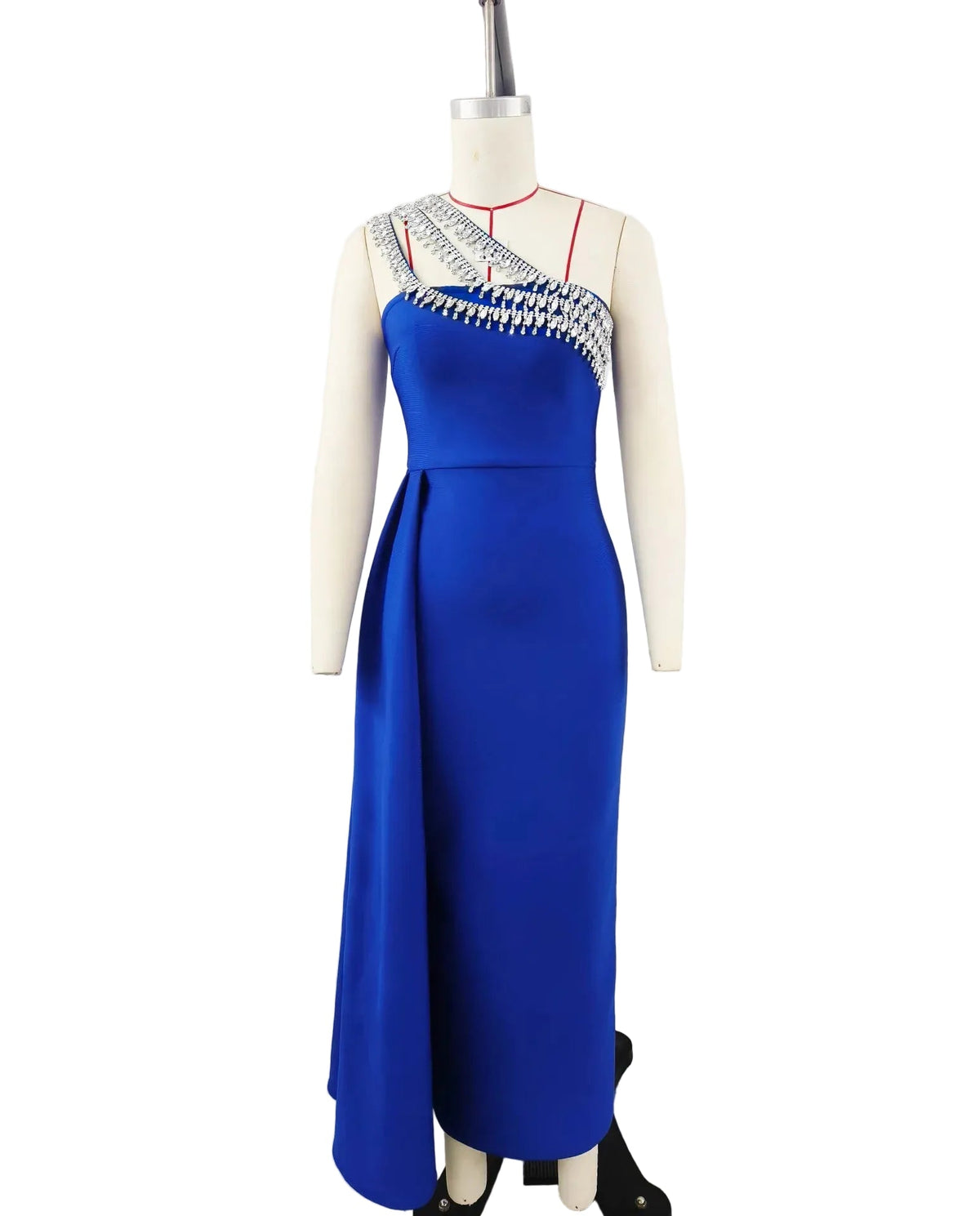 AZELLE Blue Diamond Dress - Lu Di Lusso