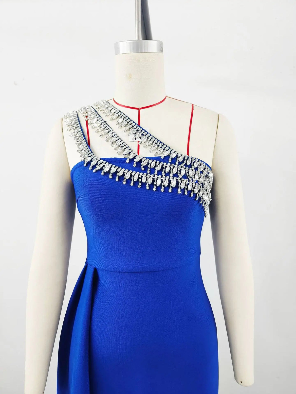 AZELLE Blue Diamond Dress - Lu Di Lusso