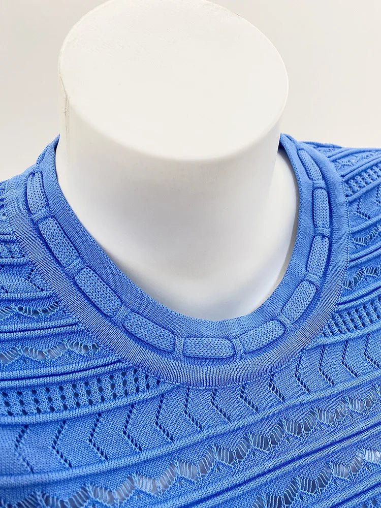 AZURIELLE Blue Midi Dress 💙 - Lu Di Lusso