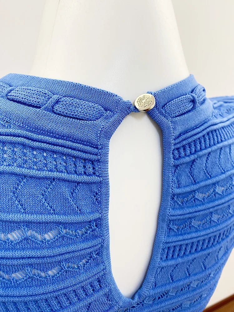 AZURIELLE Blue Midi Dress 💙 - Lu Di Lusso