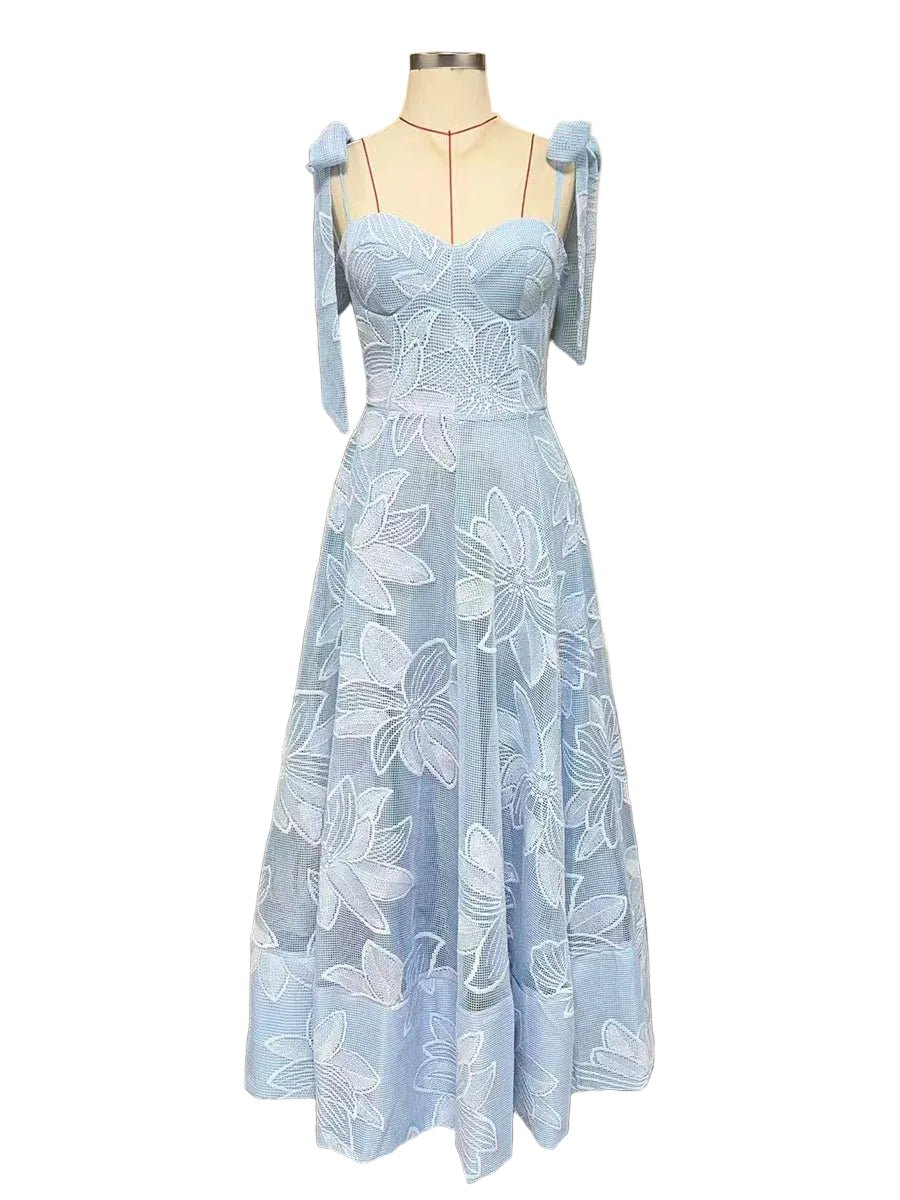 BELLORA Elegant Bow Dress - Lu Di Lusso