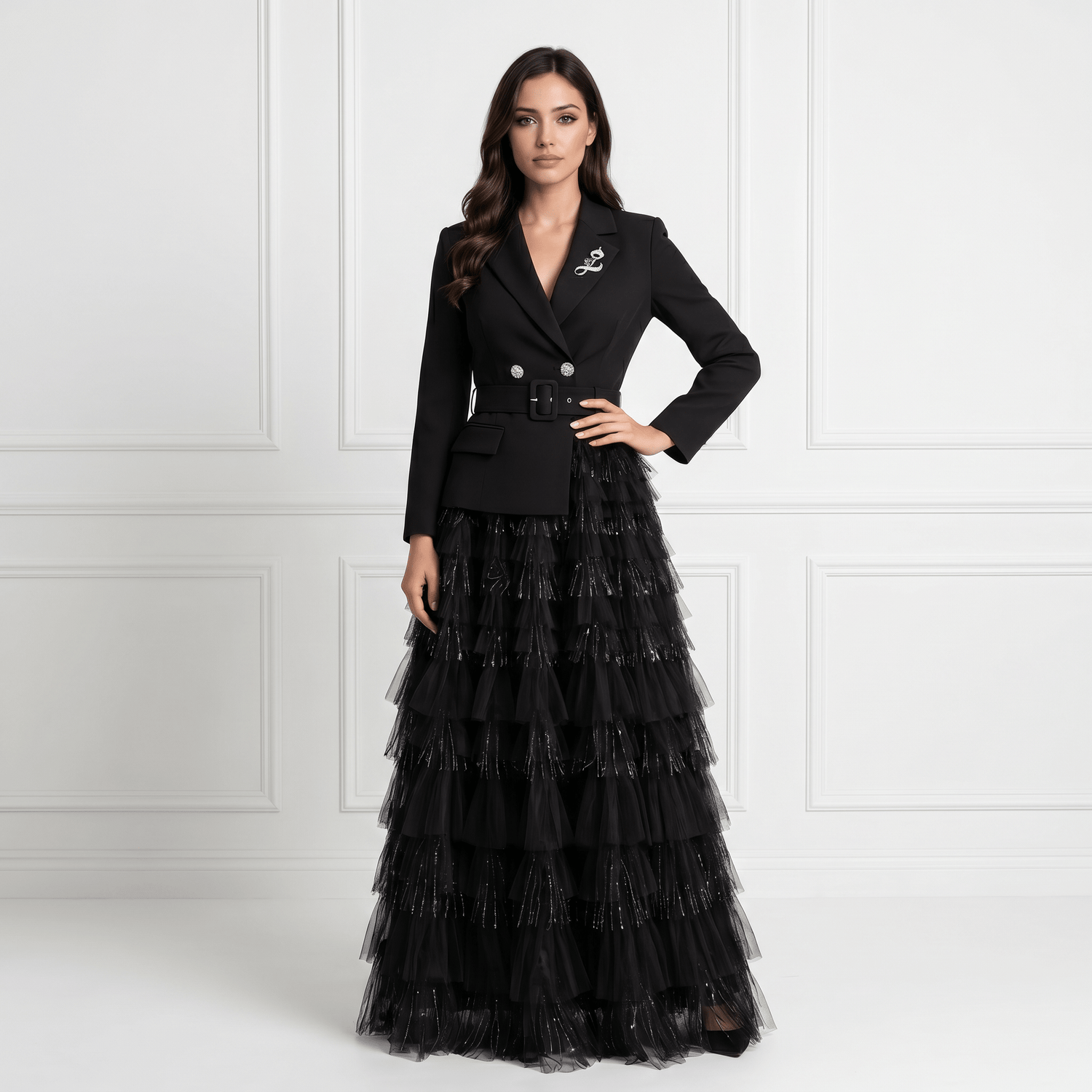 CELERIA Elegant Dress - Lu Di Lusso