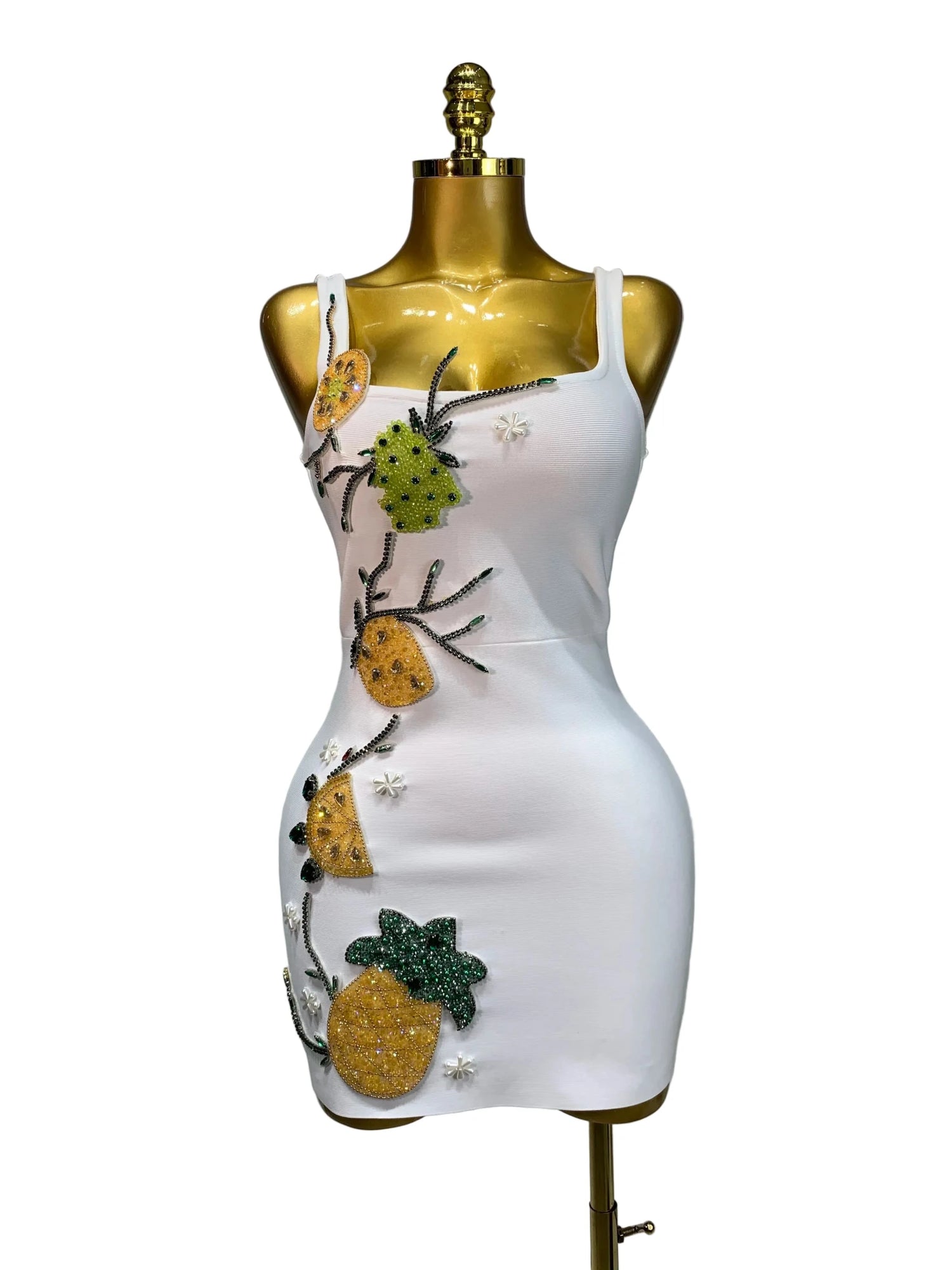 CERENE Diamond Mini Dress - Lu Di Lusso