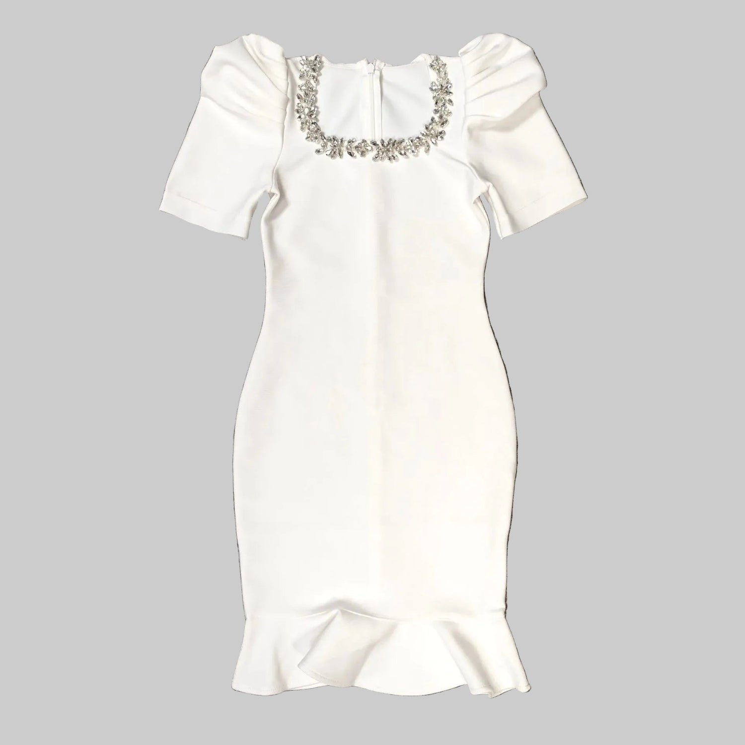 CRYSTABELLE Diamond Bandage Mini Dress - Lu Di Lusso
