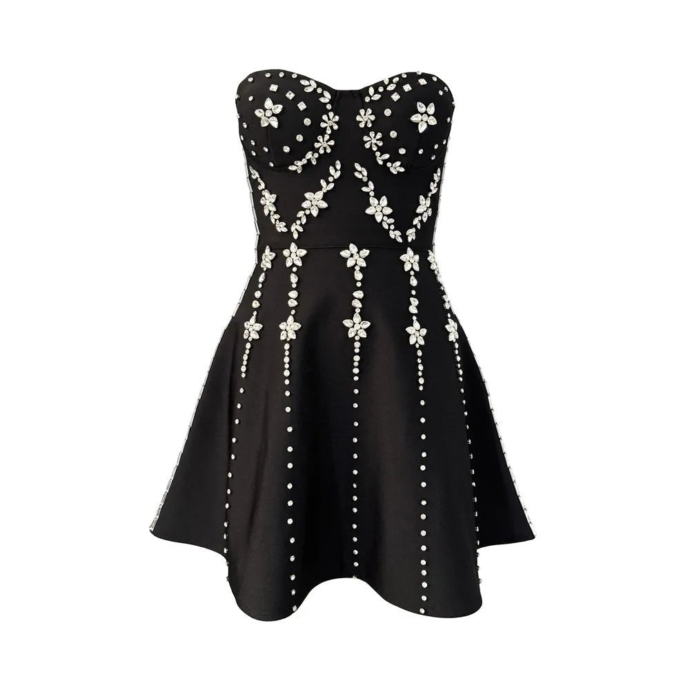 CRYSTELLE Luxury Mini Dress - Lu Di Lusso