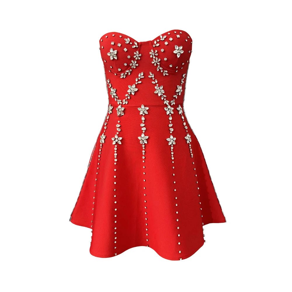 CRYSTELLE Luxury Mini Dress - Lu Di Lusso