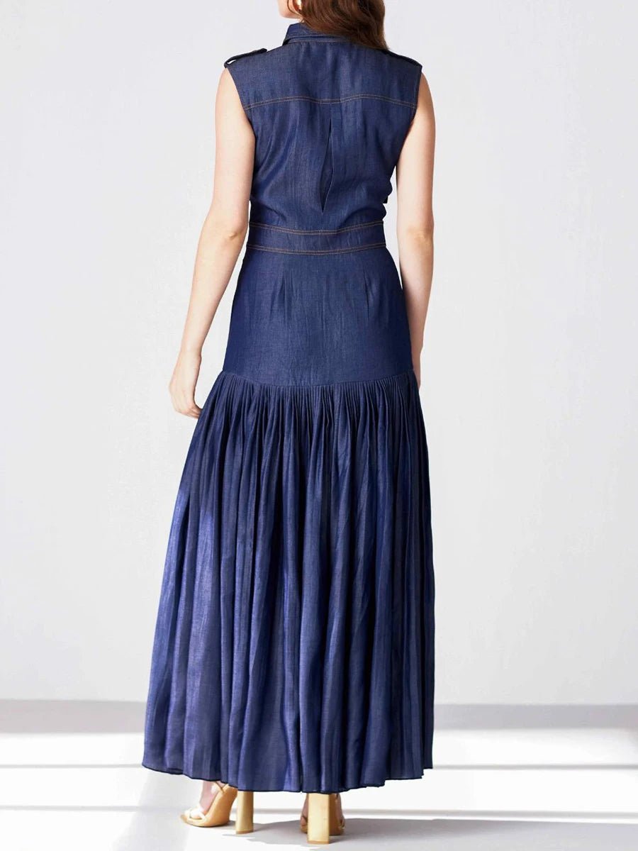 DENEMIA Denim Dress 💙 - Lu Di Lusso