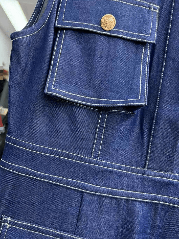 DENEMIA Denim Dress 💙 - Lu Di Lusso