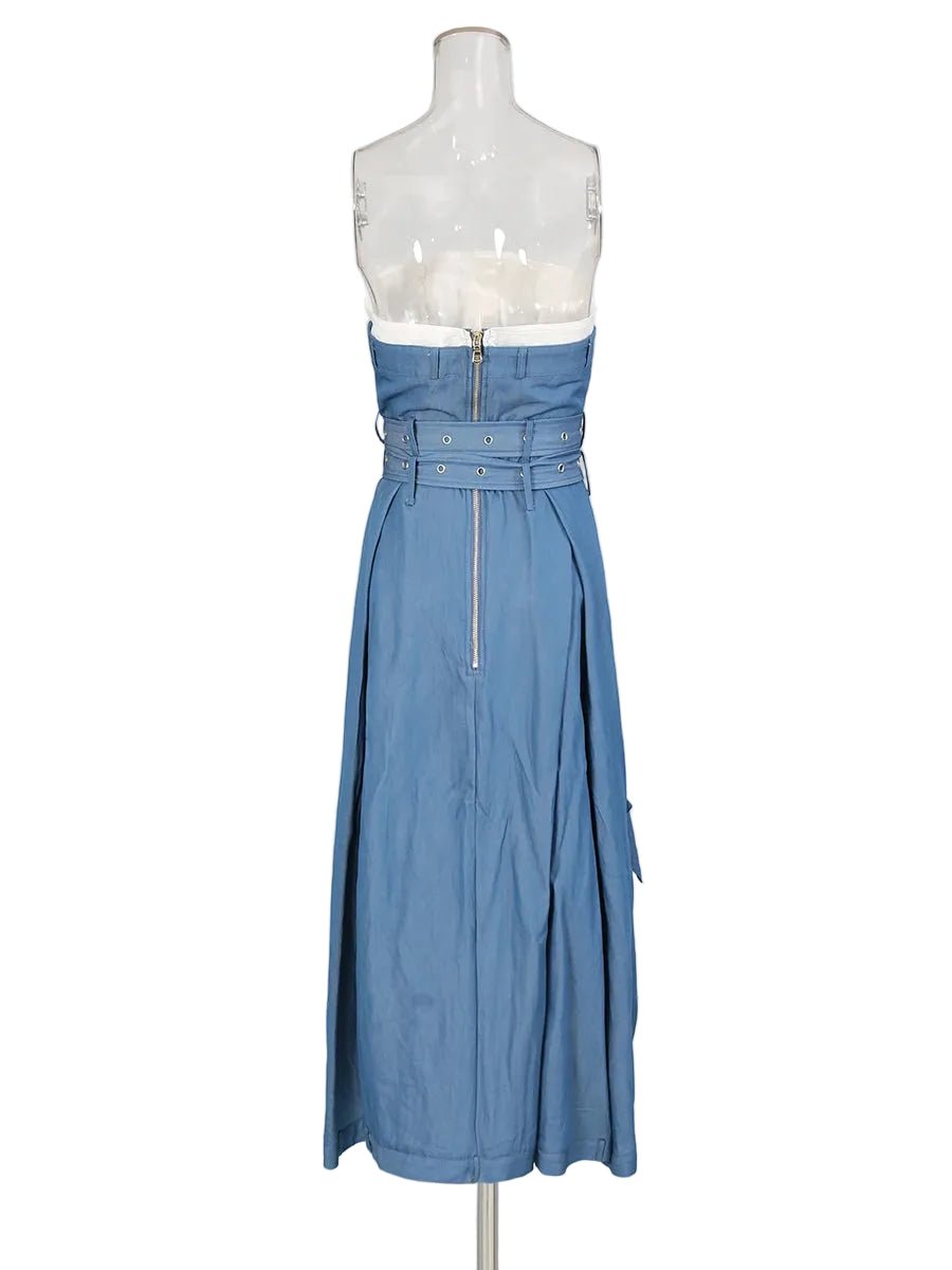 DENIMA Blue Maxi Dress 💙 - Lu Di Lusso