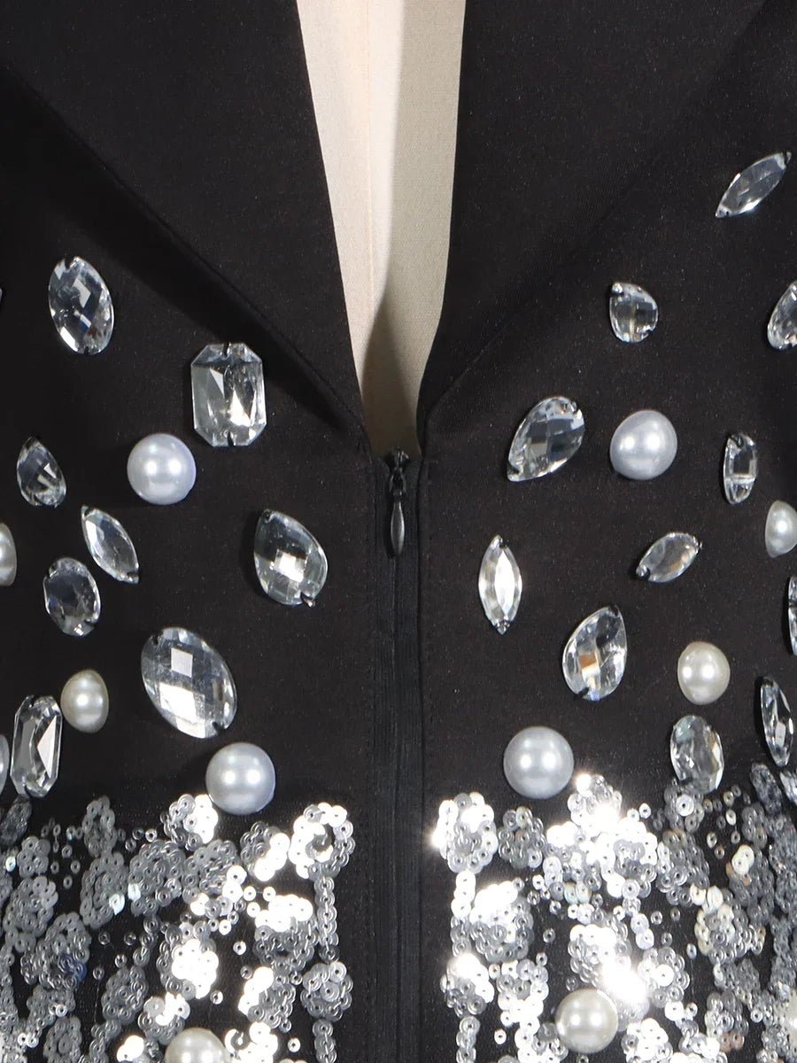 Diamora A blazer that shines like a crystal. - Lu Di Lusso