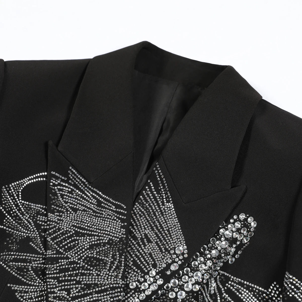 Elarion Elegant blazer with silver details - Lu Di Lusso