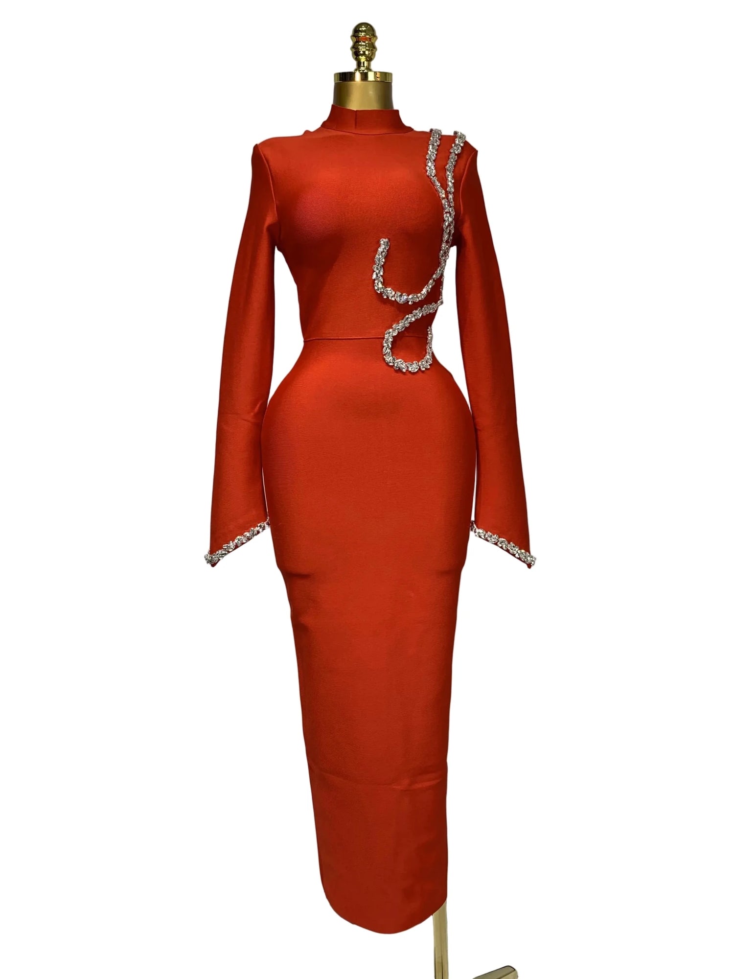 ELIXA Evening Bandage Dress - Lu Di Lusso