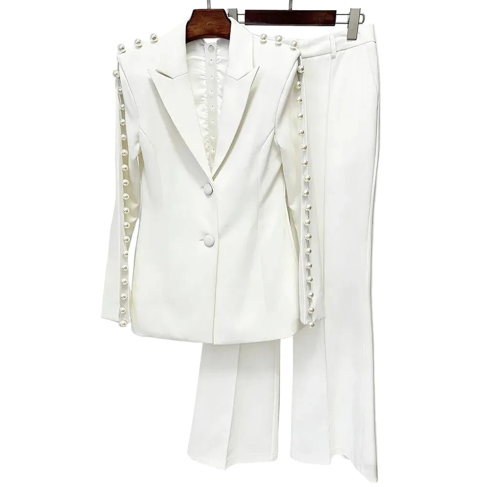 ÉLORIA Pearl Suit Set - Lu Di Lusso