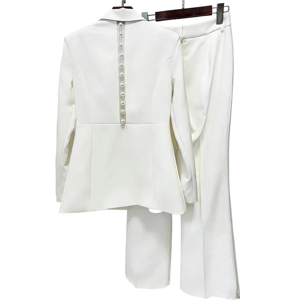 ÉLORIA Pearl Suit Set - Lu Di Lusso