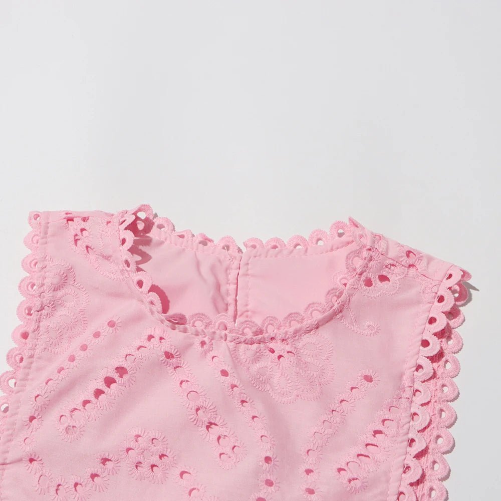 ELVÉNA Embroidered Skirt Set - Lu Di Lusso