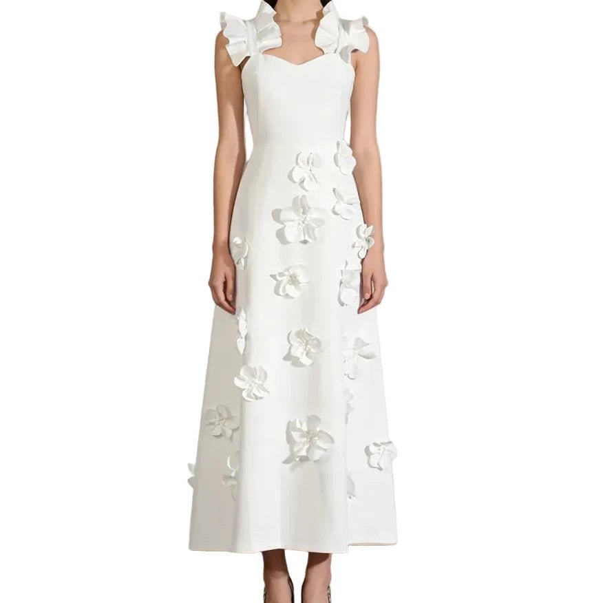 FLORÉNA Floral Maxi Dress - Lu Di Lusso