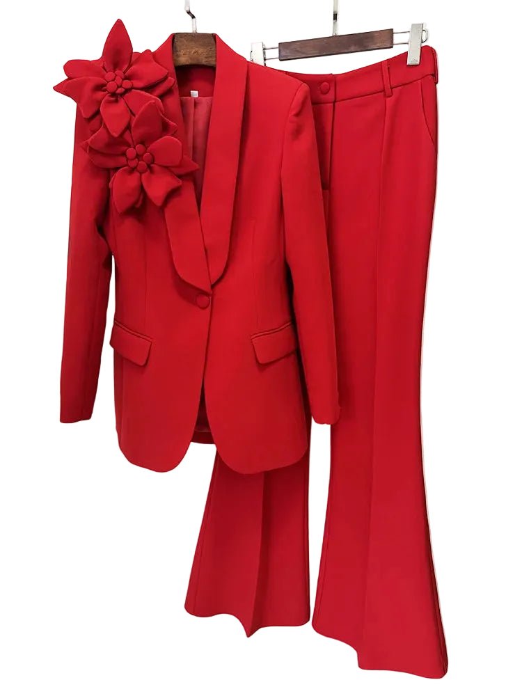 FLORÉVA Floral Suit Set - Lu Di Lusso
