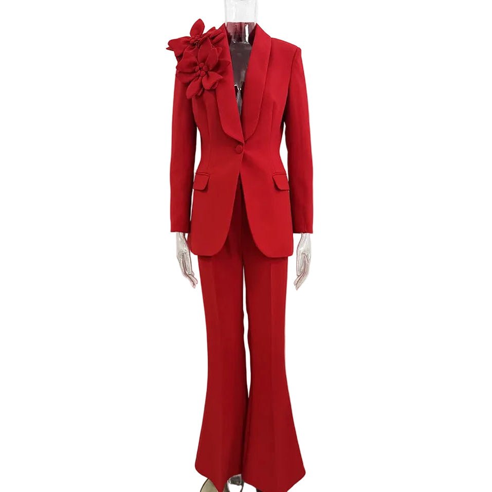 FLORÉVA Floral Suit Set - Lu Di Lusso
