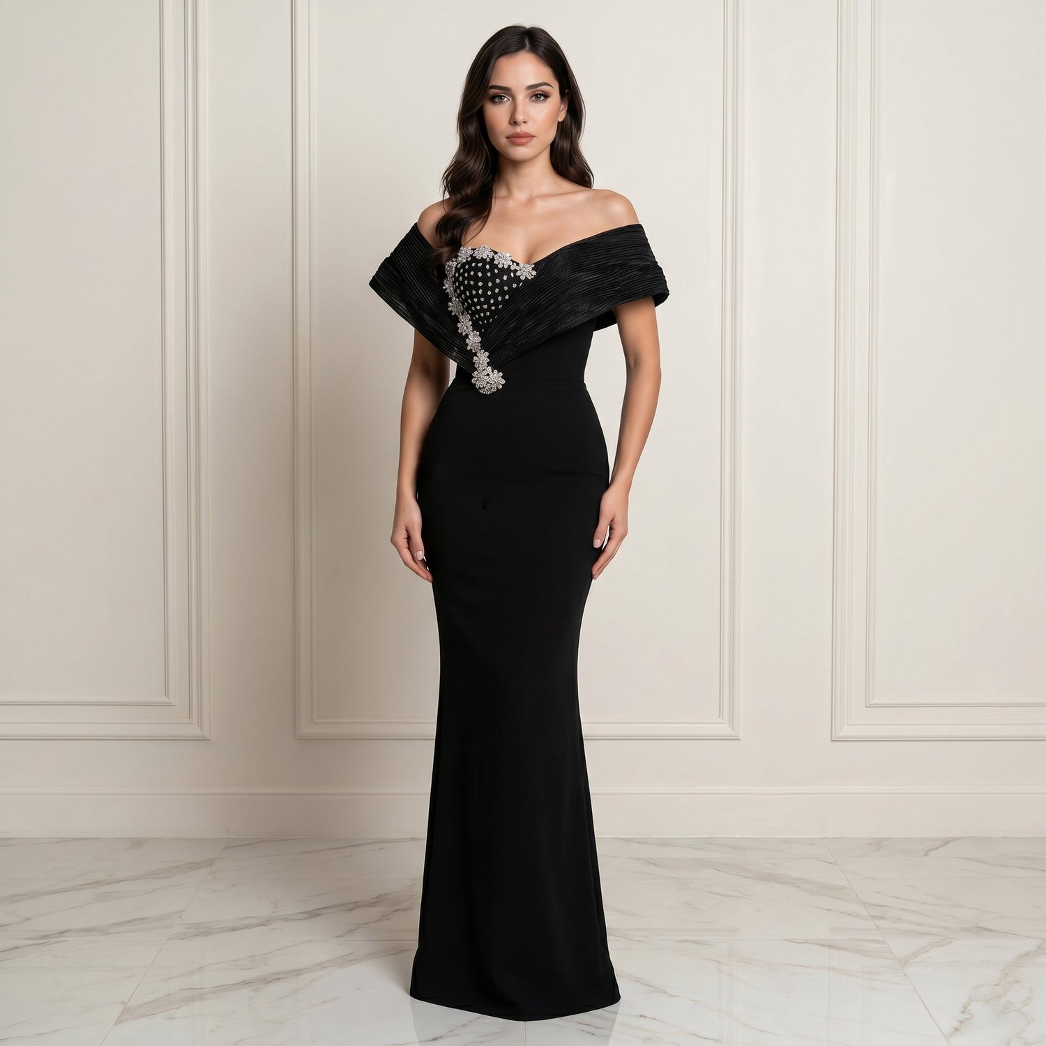 FUTAIM Diamond Evening Dress ✨ - Lu Di Lusso