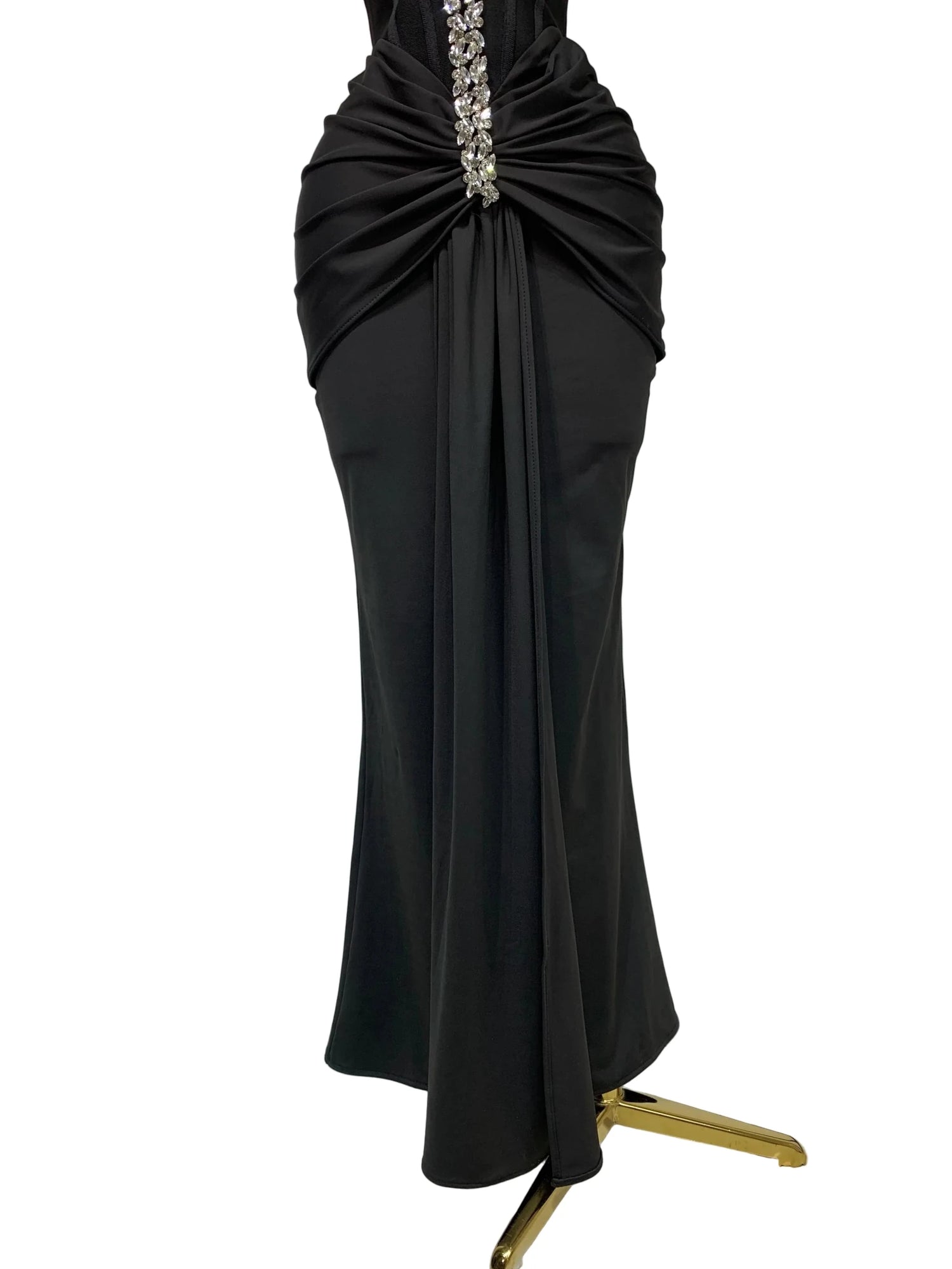 GLAMY Off - Shoulder Diamond Bandage Dress - Lu Di Lusso