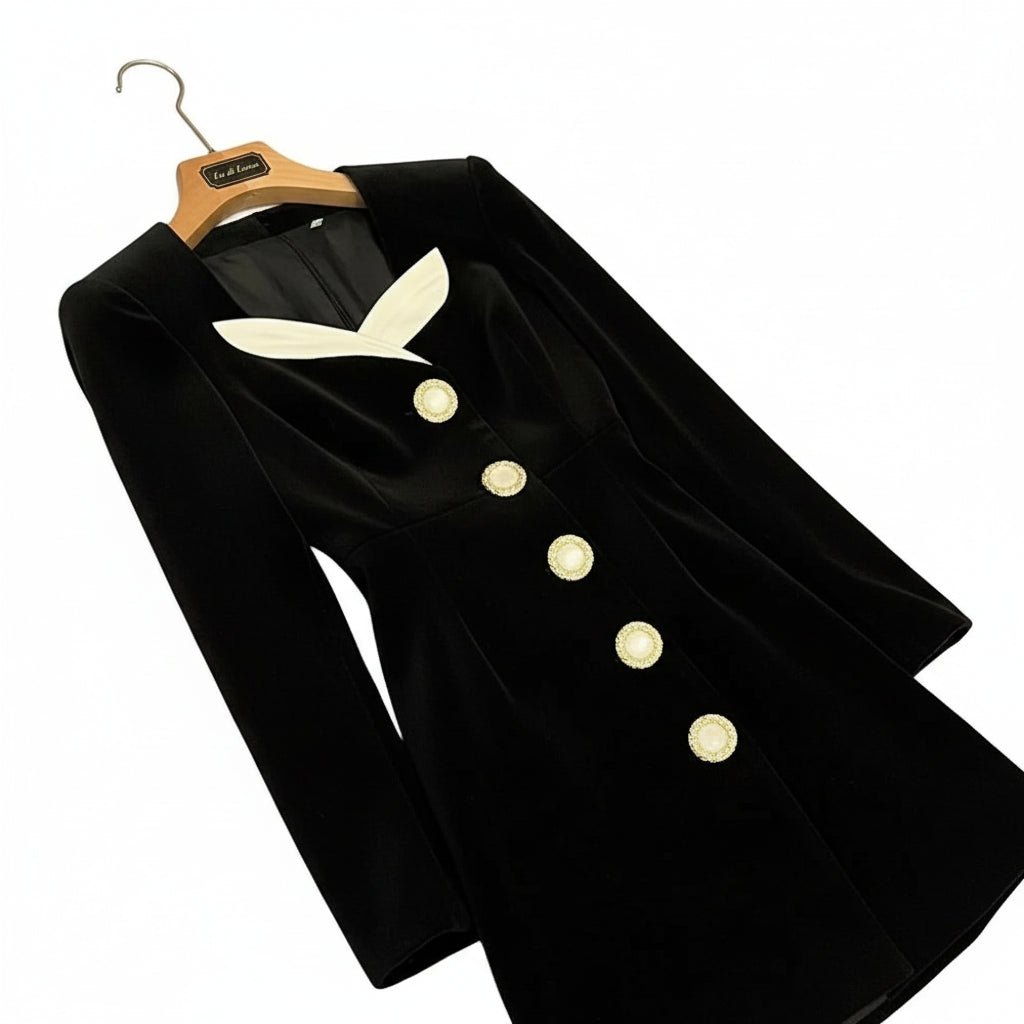 Haifaa Hit - Color Mini Dress for Women - Lu Di Lusso