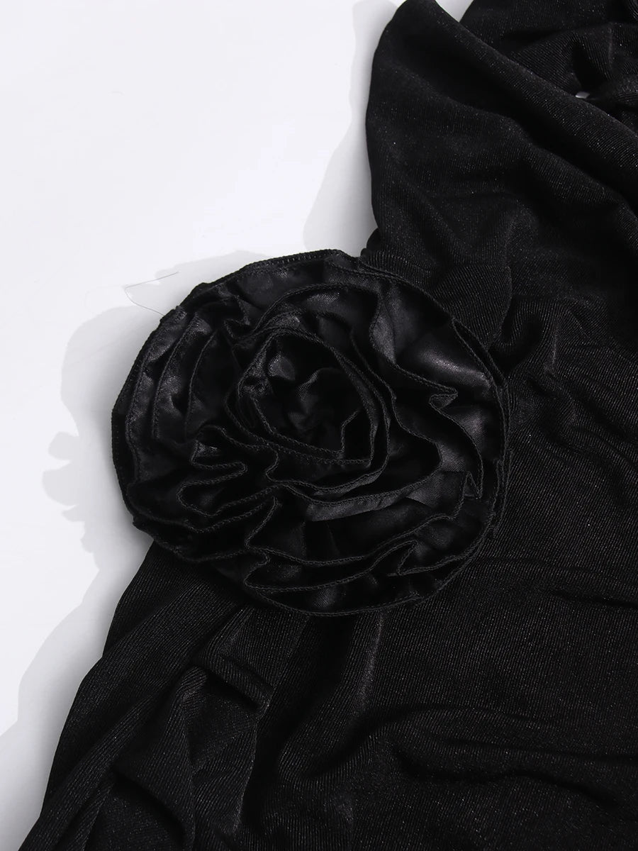 KAELIA Hooded Dress 🖤 - Lu Di Lusso