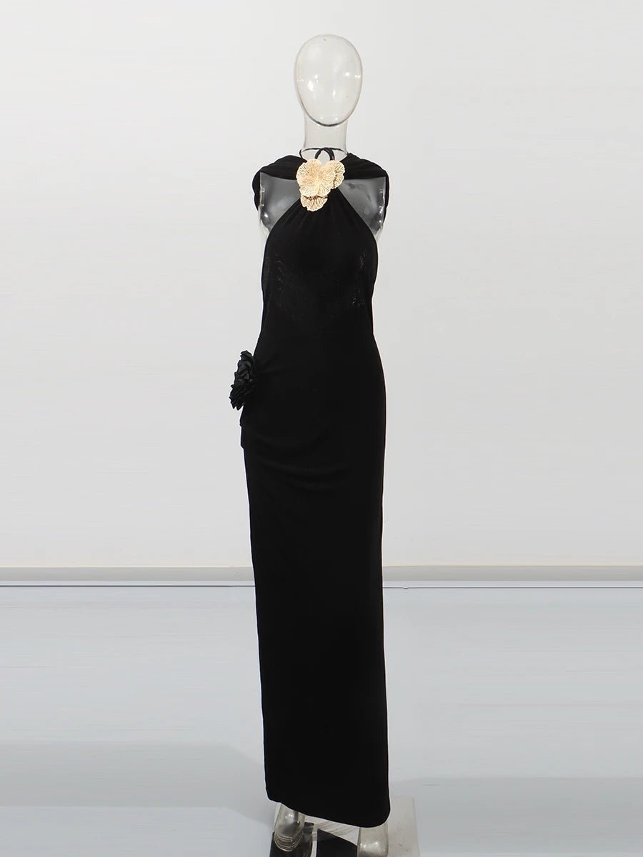 KAELIA Hooded Dress 🖤 - Lu Di Lusso