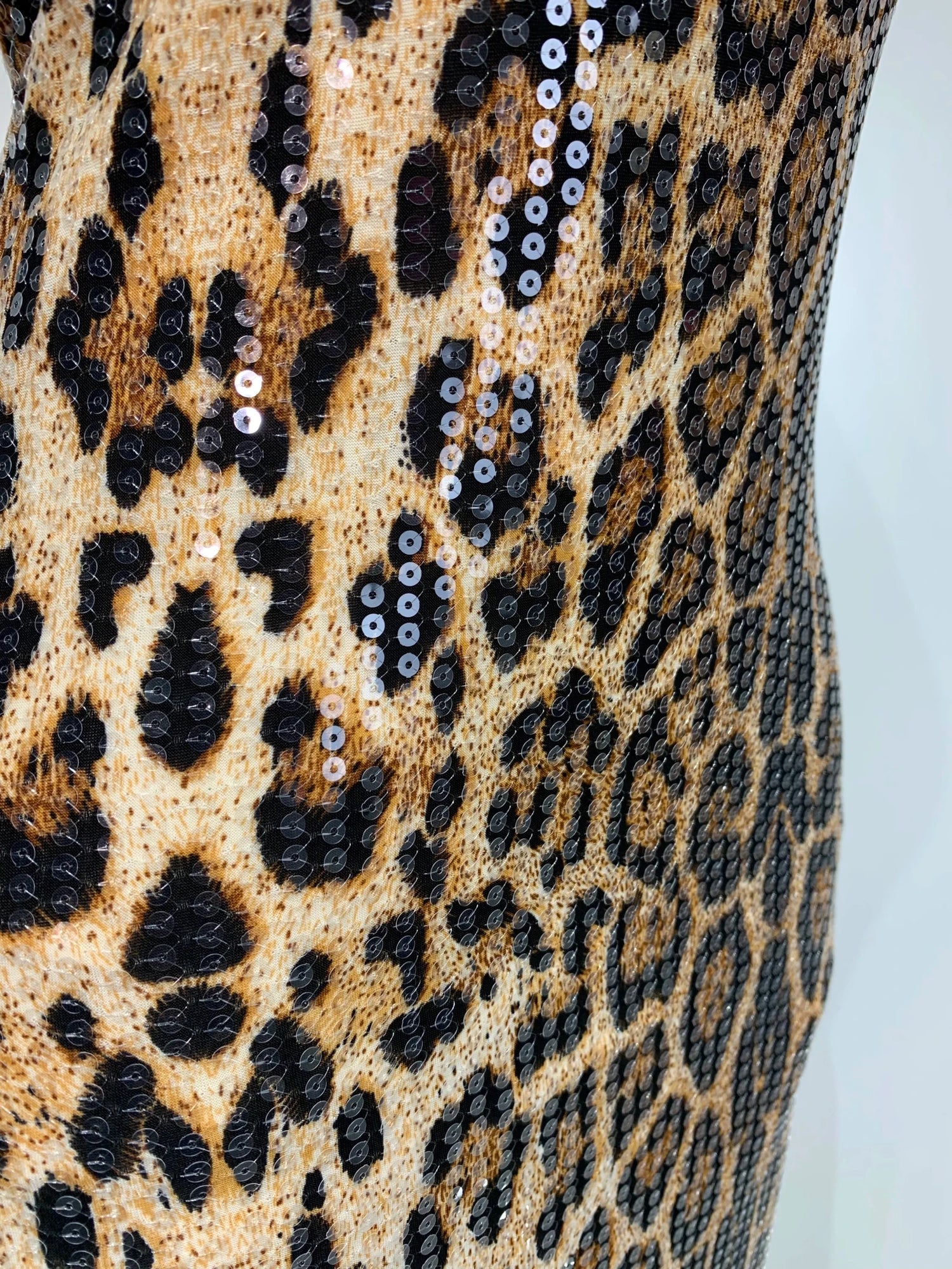 LEOPARIS Halter Maxi Dress - Lu Di Lusso