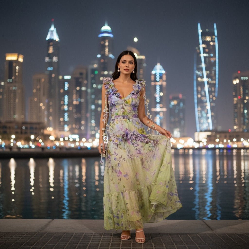 Lilac Petals - A romantic two - pieces set. - Lu Di Lusso