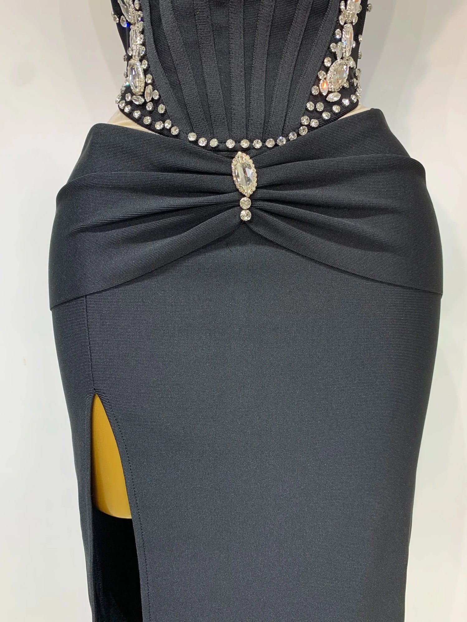 LOR Backless Bandage Evening Dress - Lu Di Lusso